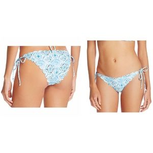 Lovers + Friends Scalloped Side Tie Bikini Bottom